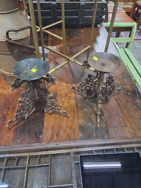 Lot 158 - CANDLE STANDS