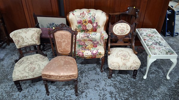 Lot 127 - BEDROOM CHAIRS