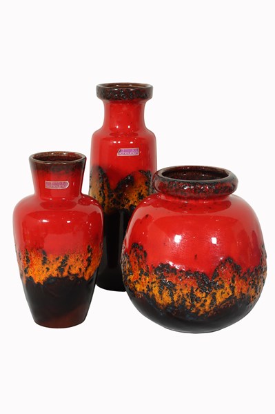 Lot 224 - POTTERY VASES