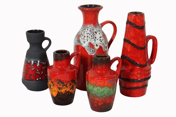 Lot 28 - POTTERY VASES