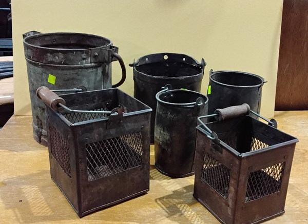 Lot 249 - RUSTIC BUCKETS