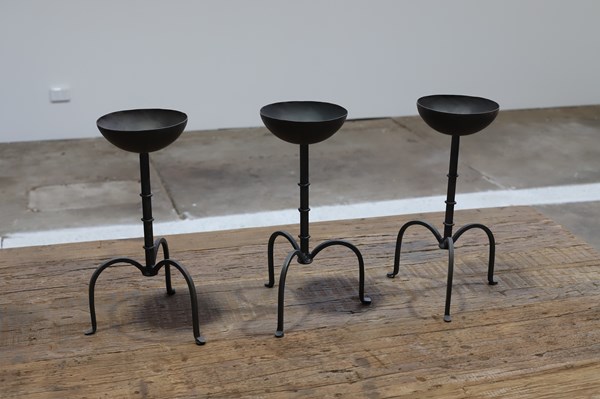 Lot 107 - CANDLE HOLDERS