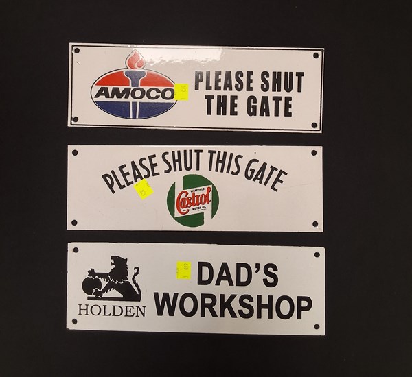 Lot 1248 - ENAMEL SIGNS