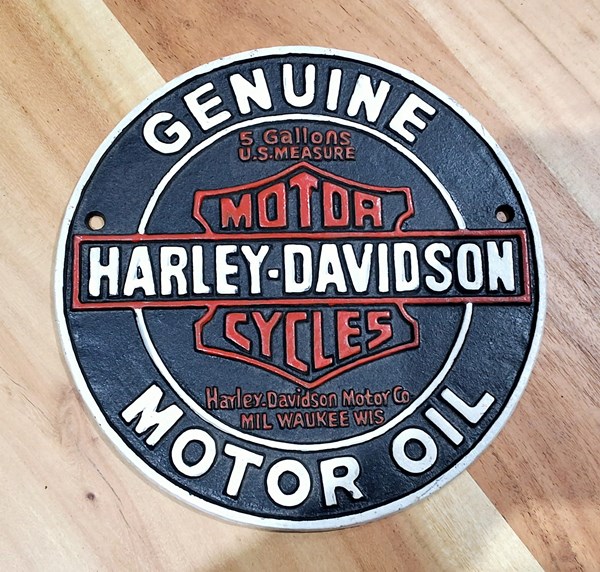 Lot 1262 - MOTOR OIL PLAQUE