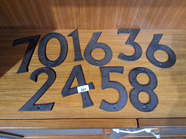 Lot 321 - NUMBERS