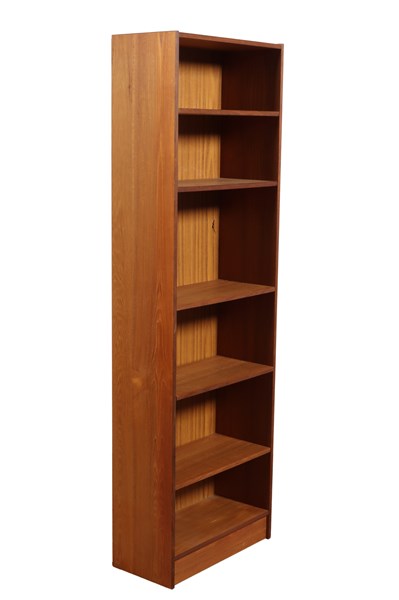 Lot 345 - TEAK BOOKSHELF