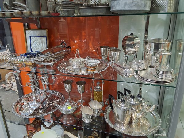 Lot 1346 - SILVERPLATE WARES