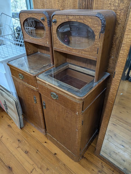 Lot 203 - PAIR OF BEDSIDES