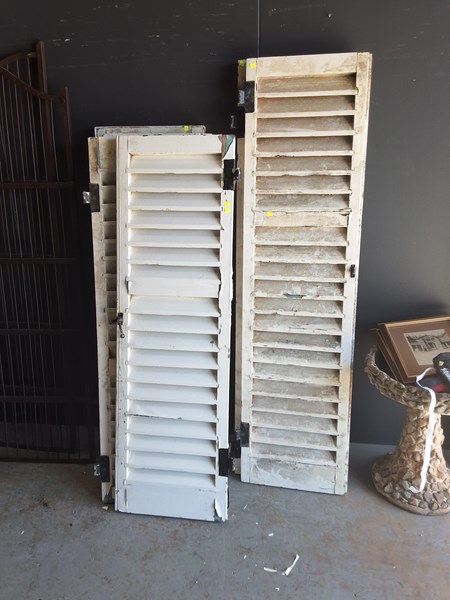 Lot 417 - LOUVRE SHUTTERS