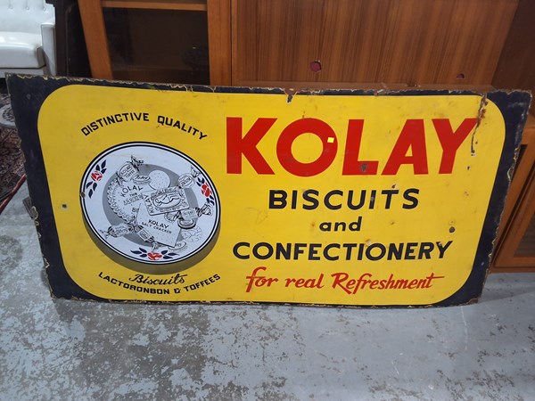 Lot 250 - ENAMEL SIGN