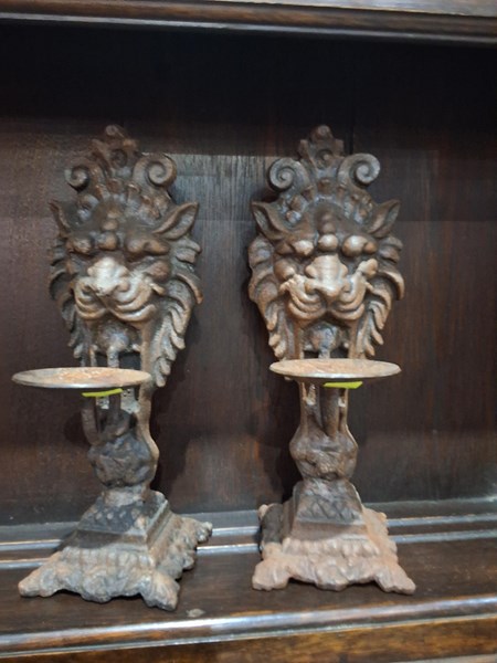 Lot 54 - CANDLE STANDS