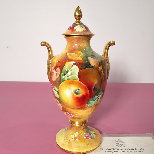 Lot 1155 - MANTEL VASE