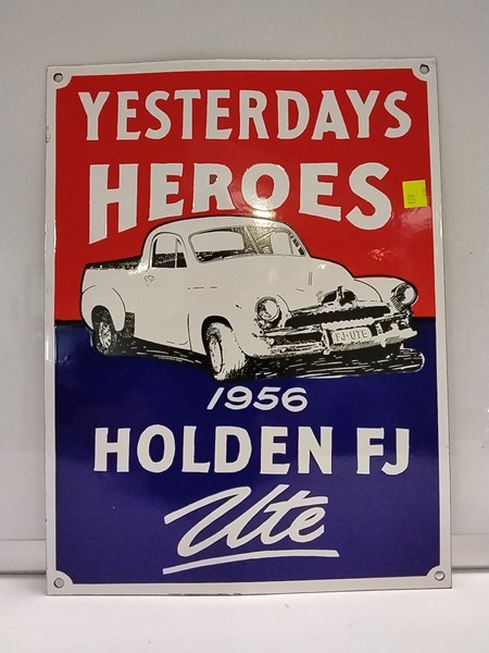 Lot 1173 - ENAMEL SIGN