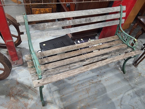 Lot 381 - GARDEN BENCH