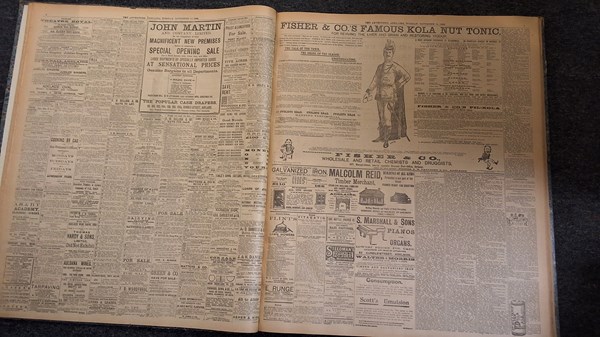 Lot 1147 - THE SA ADVERTISER 1898