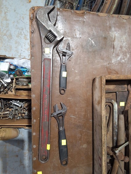 Lot 268 - ADJUSTABLE SPANNERS