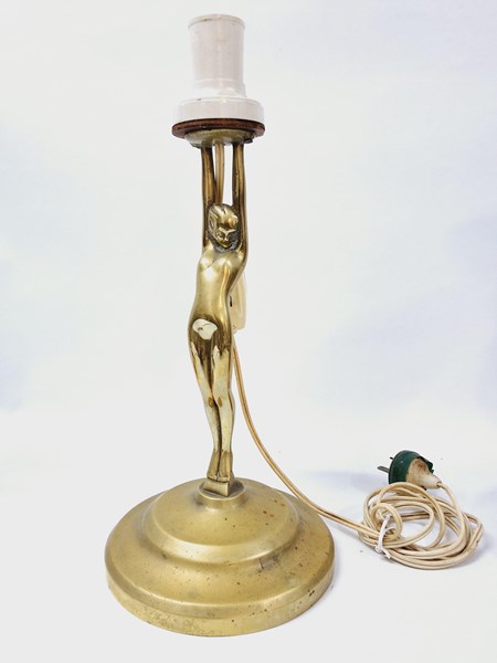 Lot 1386 - LADY LAMP