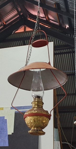 Lot 39 - HANGING KEROSENE LAMP