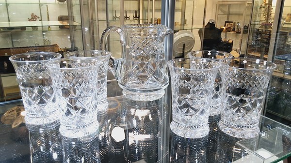 Lot 1187 - STUART CRYSTAL WATER SET