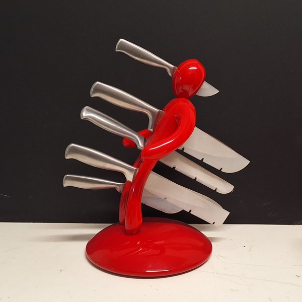 Lot 1276 - KNIFE BLOCK