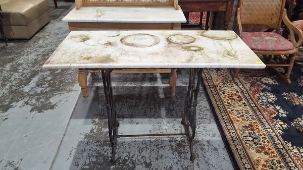 Lot 401 - CONSERVERTORY TABLE