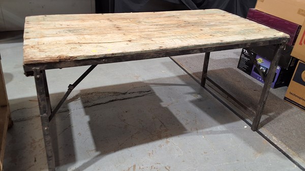 Lot 306 - TRESTLE TABLE