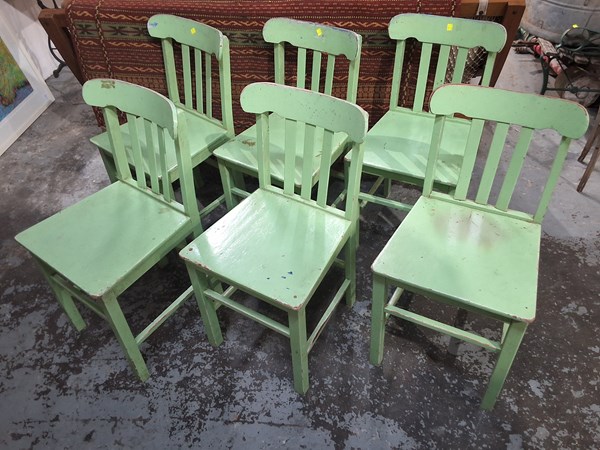 Lot 405 - KITCHEN CHAIRS