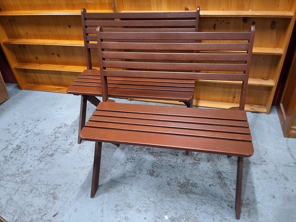 Lot 402 - GARDEN BENCHES