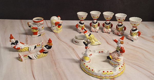 Lot 1181 - PORCELAIN BREAKFAST SET