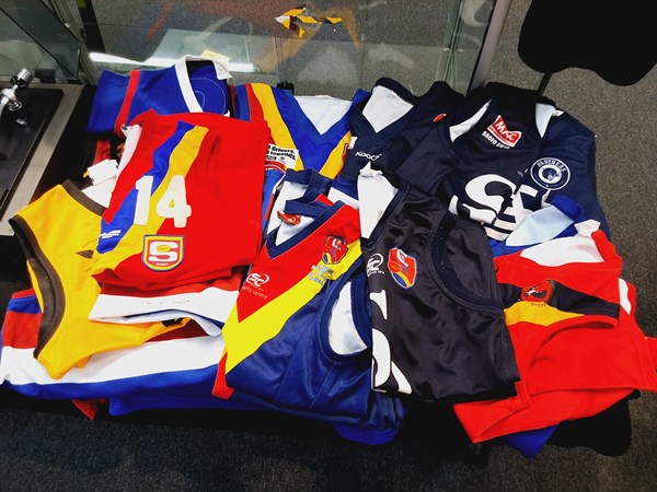 Lot 1340 - FOOTY GUERNSEYS