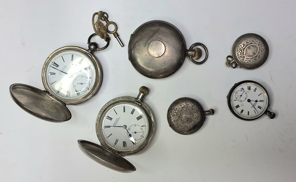 Lot 1066 - POCKET and FOB WATCHES