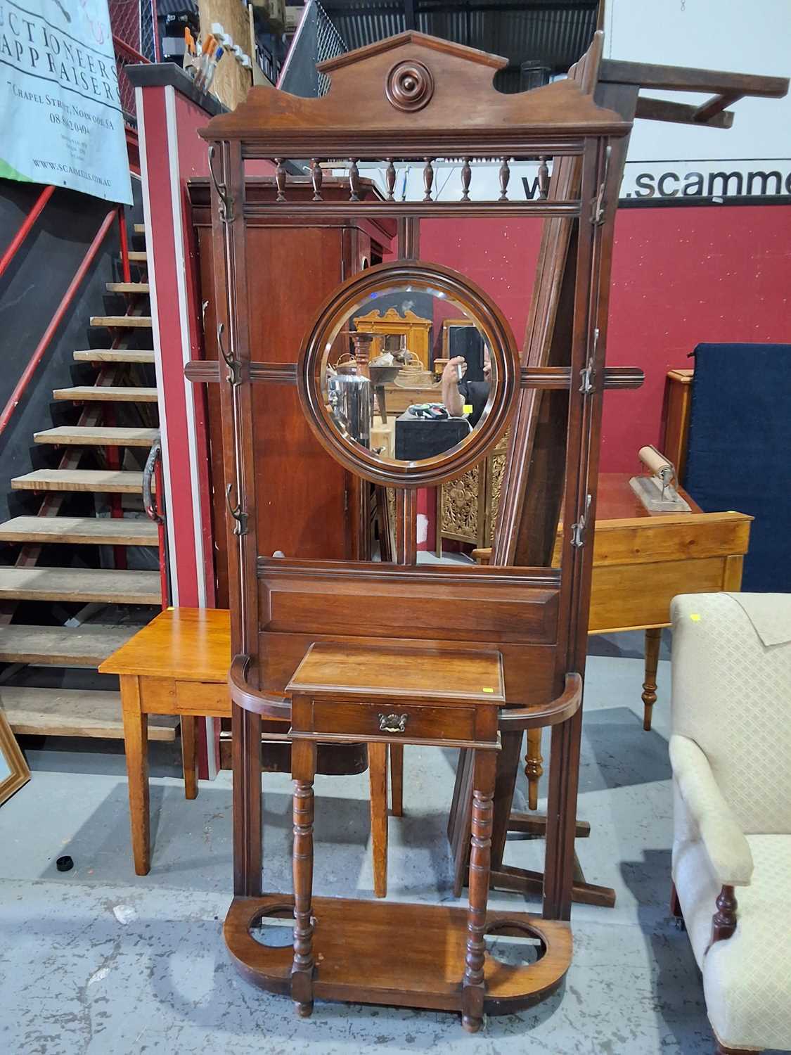 Lot 60 - HALL STAND