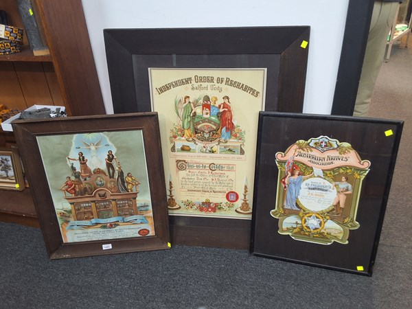 Lot 1405 - FRAMED CERTIFICATES