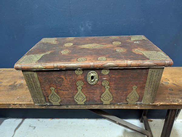 Lot 1281 - INDIAN CHEST