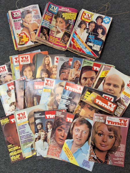 Lot 1244 - TV MAGAZINES