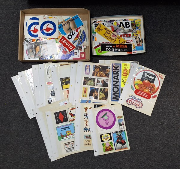 Lot 1299 - VINTAGE STICKER COLLECTION