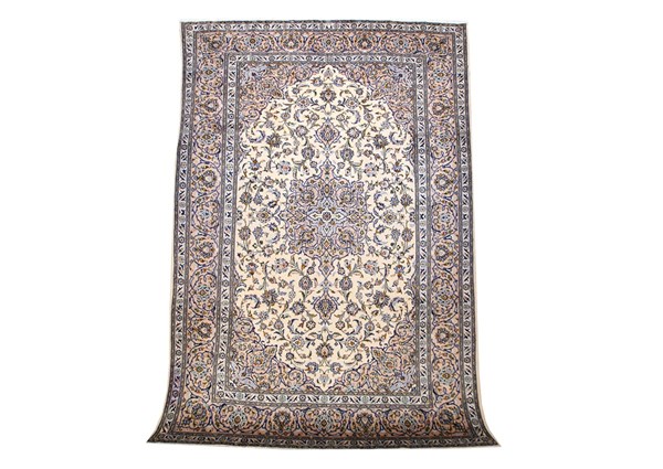 Lot 24 - PERSIAN KASHAN RUG