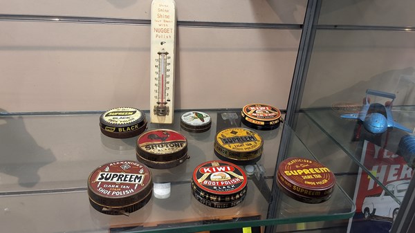 Lot 1223 - SHOE POLISH TINS