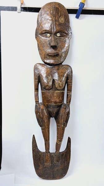 Lot 1078 - CARVED FIGURE