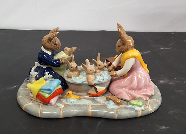 Lot 1186 - BUNNYKINS TABLEAU