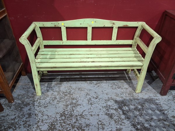 Lot 10 - GARDEN BENCH SEAT