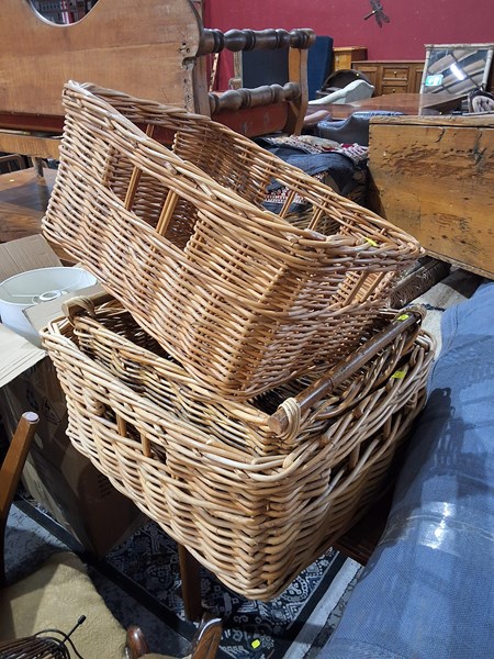 Lot 324 - CANE BASKET