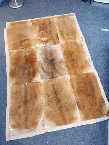 Lot 1076 - KANGAROO HIDE BLANKET