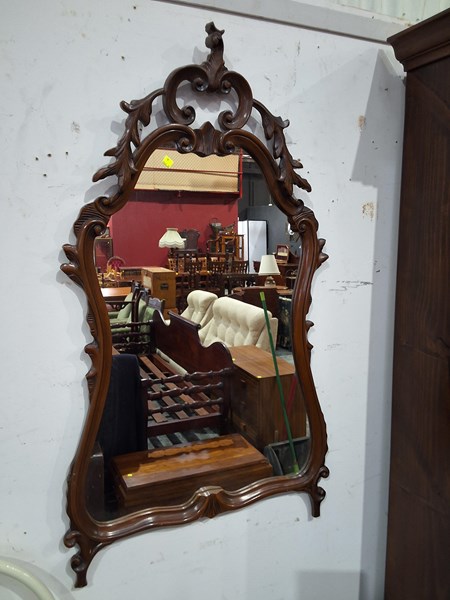 Lot 73 - OVER MANTLE MIRROR