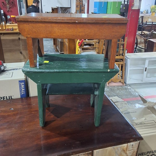 Lot 176 - MILKING STOOLS