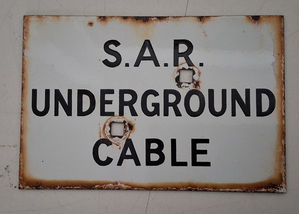 Lot 1231 - RAILWAY SIGN