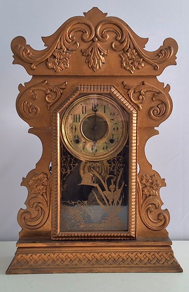 Lot 1344 - COTTAGE CLOCK