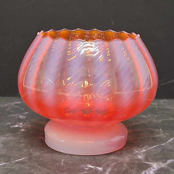 Lot 1322 - OPALINE GLASS VASE