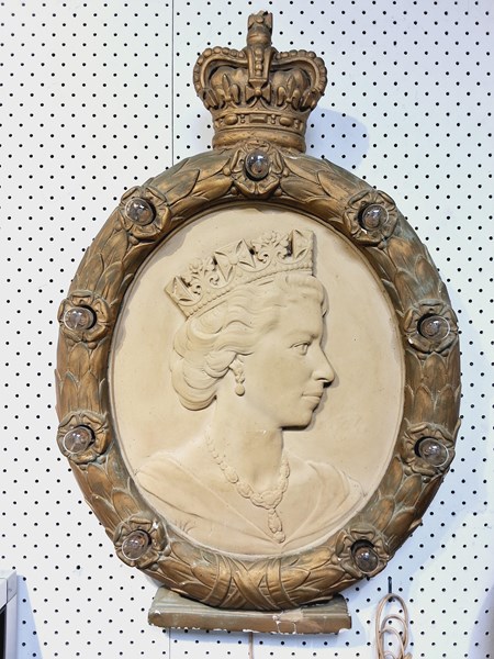 Lot 1343 - PLASTER PORTRAIT