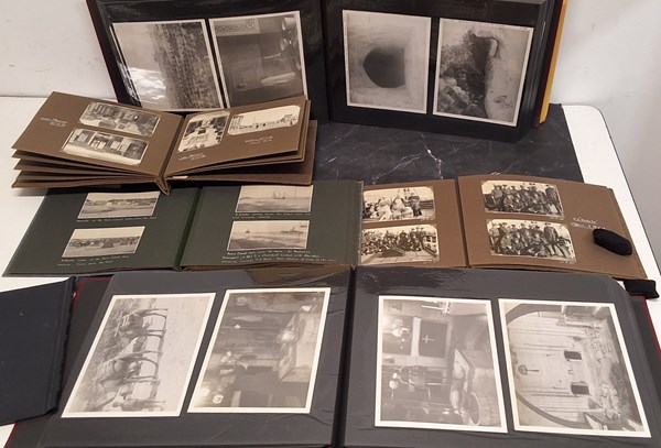 Lot 1201 - WORLD WAR PHOTOGRAPH ALBUMS